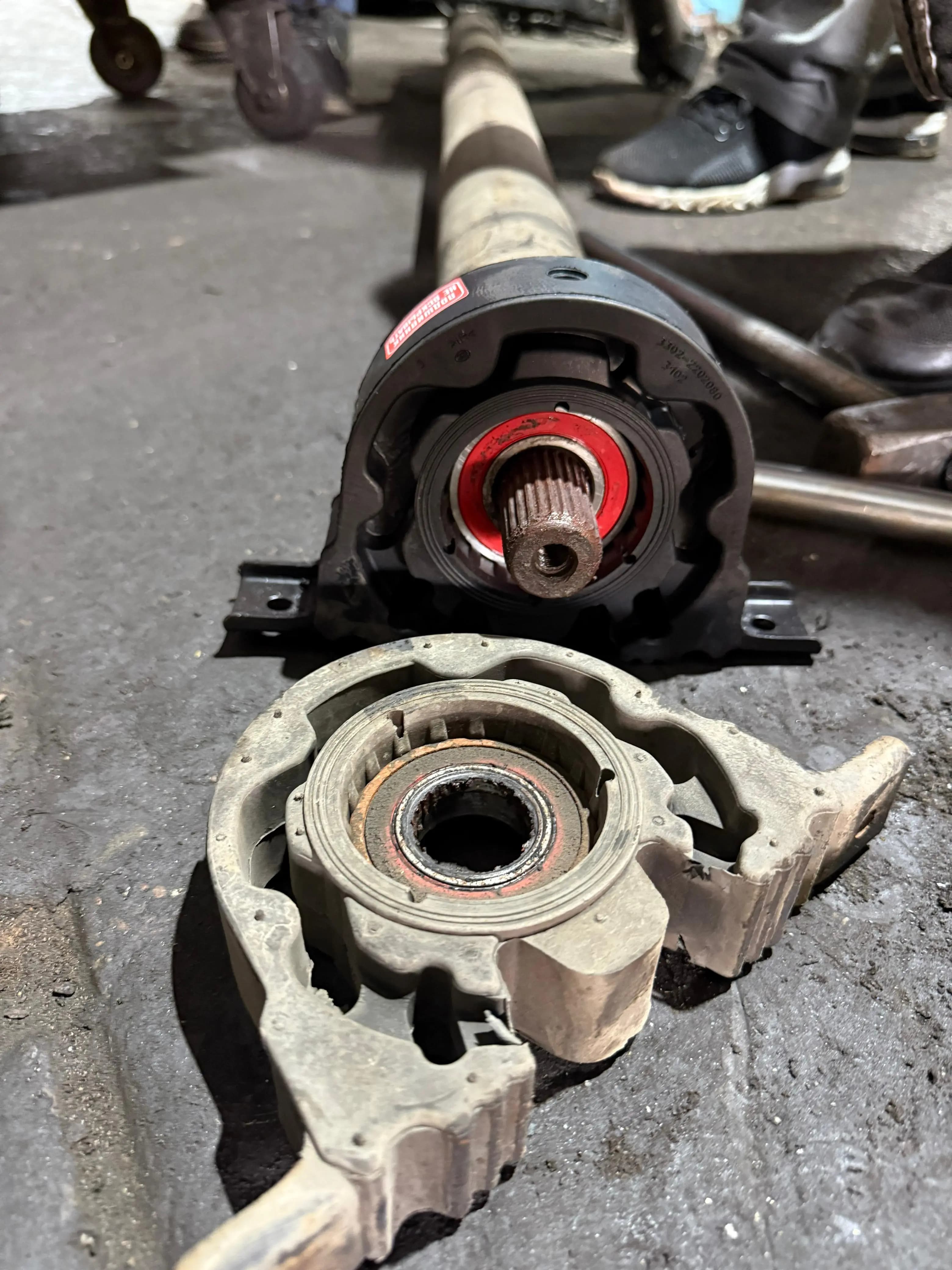 Замена подвесного подшипника на ГАЗель